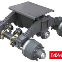 semi trailer bogie axle 12 ton